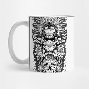 White Totem Mug